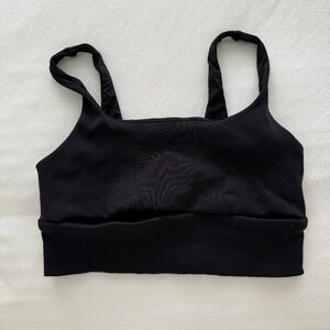 Alo Slit Bra- Black Size Large